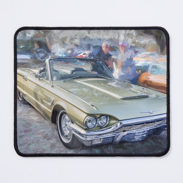 Item preview, 1965 Ford Thunderbird Roadster - Metallic Green Classic Car Graphic designed and sold by RichFrancoCars.