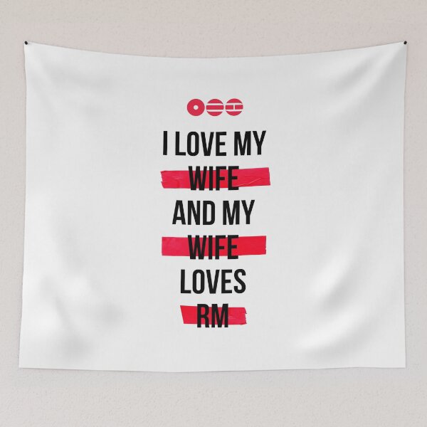 Item preview, RM - I love my wife and my wife loves RM T-Shirt designed and sold by YOSHFRIDAYS.