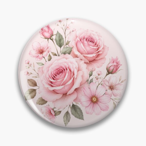 Item preview, Soft Pink Floral Watercolor Bouquet designed and sold by Roya10.