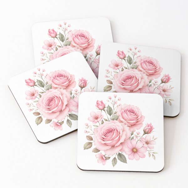 Item preview, Soft Pink Floral Watercolor Bouquet designed and sold by Roya10.