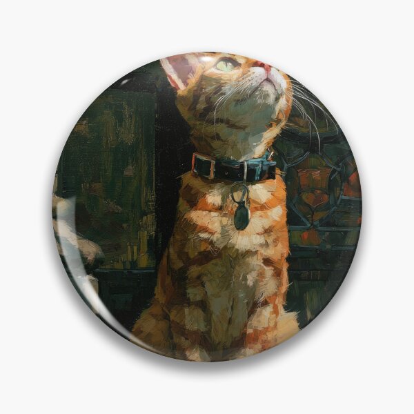 Item preview, Calico Tabby Cat Sitting by Ornate Stone Archway Vintage Street Art designed and sold by Drissakembili.