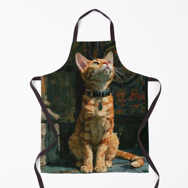 Item preview, Calico Tabby Cat Sitting by Ornate Stone Archway Vintage Street Art designed and sold by Drissakembili.
