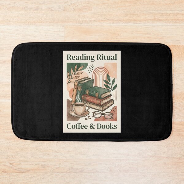 Item preview, Reading Ritual Coffee and Books Poster  designed and sold by Sketchlegacy.