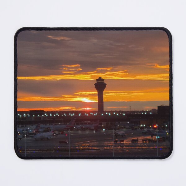 Item preview, O'Hare airport at sunset designed and sold by Storm Chaser Anna Philipp .