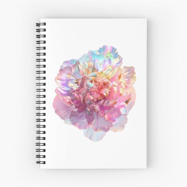 Item preview, Holographic Peony Art - Luxury Y2K Floral Design designed and sold by STATIC SOUL.