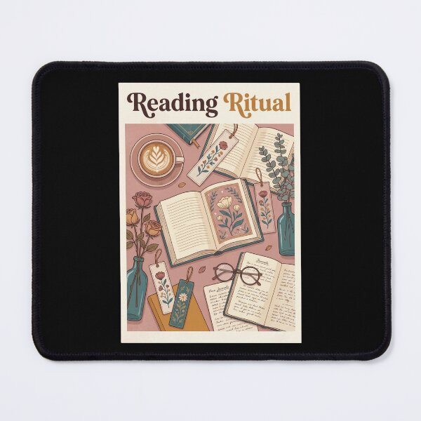Item preview, Reading Ritual Floral Bookish Poster designed and sold by Sketchlegacy.