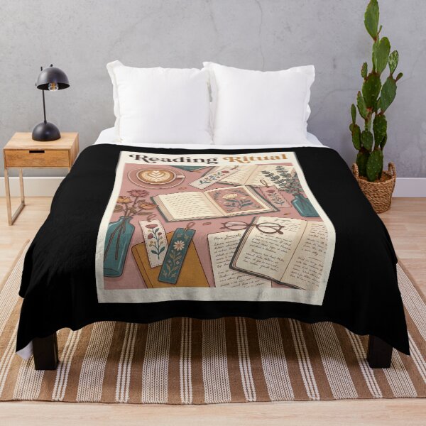 Item preview, Reading Ritual Floral Bookish Poster designed and sold by Sketchlegacy.