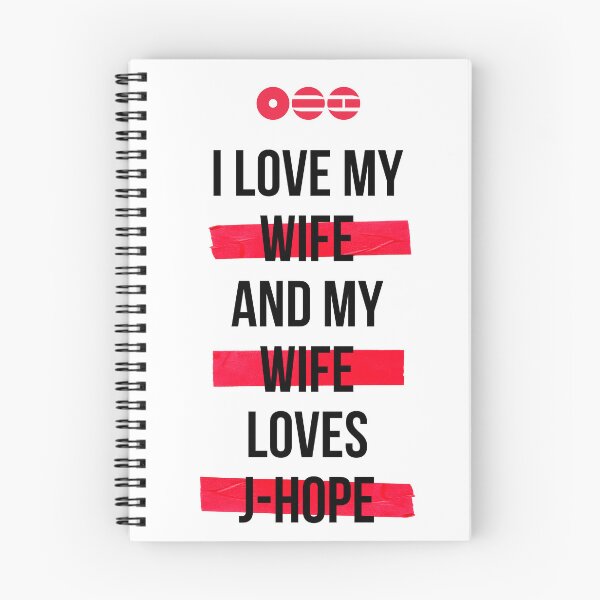 Item preview, J-HOPE - I love my wife and my wife loves J-HOPE T-Shirt designed and sold by YOSHFRIDAYS.