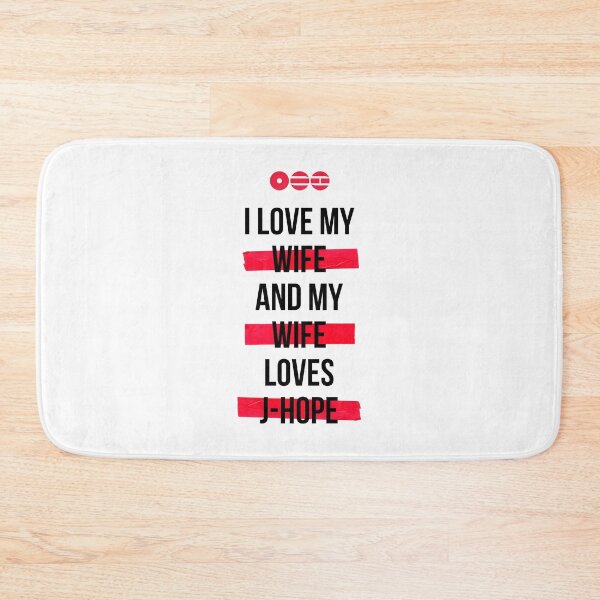 Item preview, J-HOPE - I love my wife and my wife loves J-HOPE T-Shirt designed and sold by YOSHFRIDAYS.