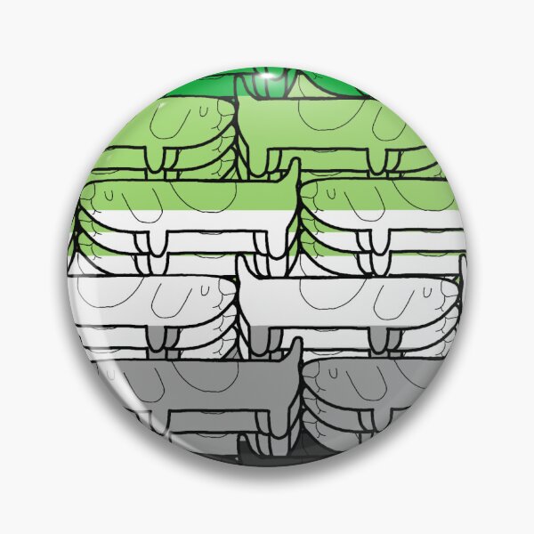 Item preview, Aromantic Long Dog Pride Flag designed and sold by JammerSammer.
