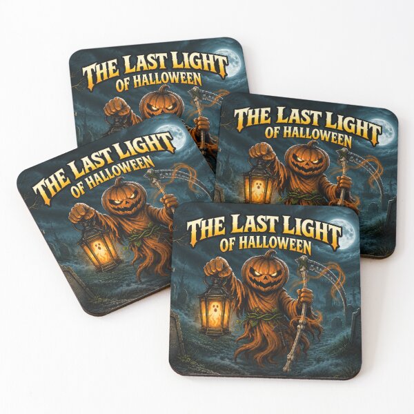 Item preview, The Last Light of Halloween Pumpkin Reaper Gothic Graveyard Art Print designed and sold by Fangtasia77.