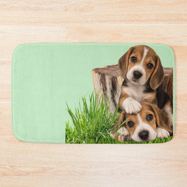 Item preview, Adorable Beagle Puppies on a Log designed and sold by A touch of creativity.