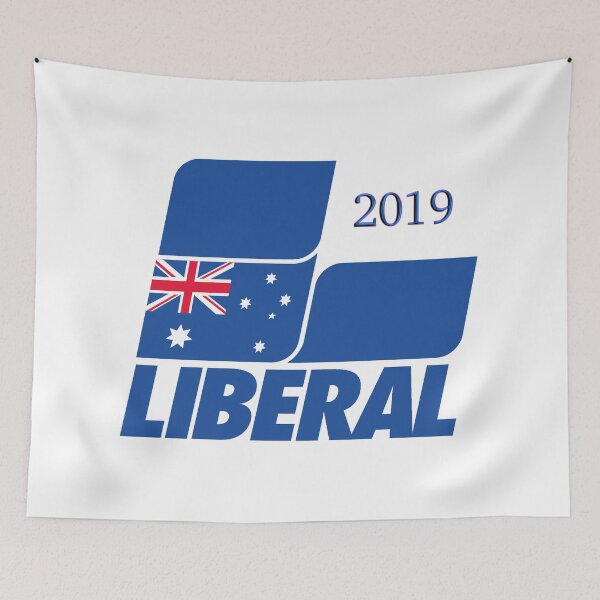 Item preview, The Liberal Party of Australia 2019 Logo designed and sold by Nikki SpaceStuffPlus.