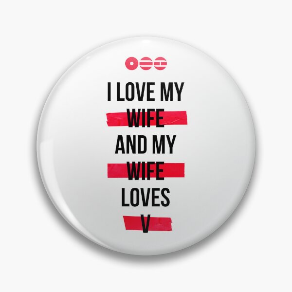 Item preview, V - I love my wife and my wife loves V T-Shirt designed and sold by YOSHFRIDAYS.