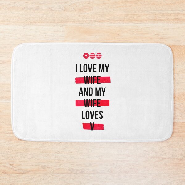 Item preview, V - I love my wife and my wife loves V T-Shirt designed and sold by YOSHFRIDAYS.