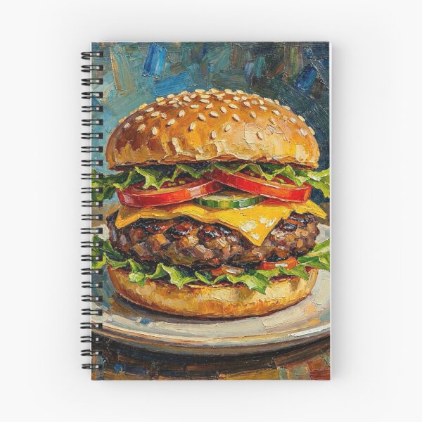 Item preview, Cheeseburger Wayne Thiebaud style designed and sold by Halifaxartguy.