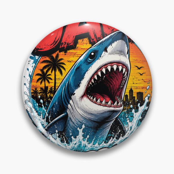 Item preview, Jaw Dropping Funny Shark designed and sold by BagFactoryUK.