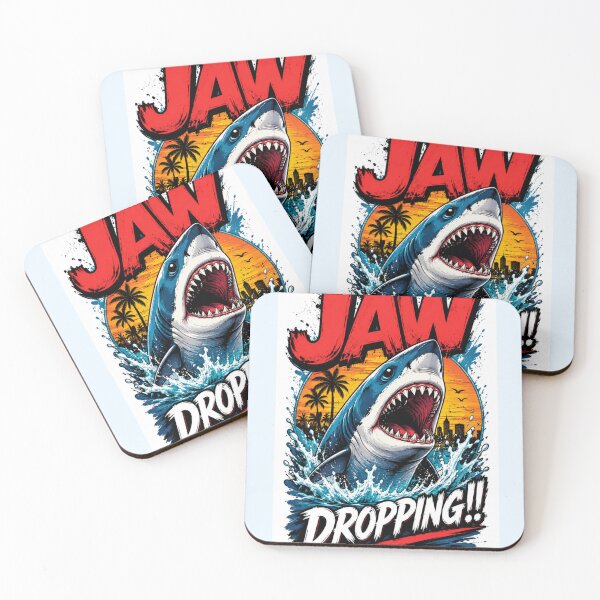 Item preview, Jaw Dropping Funny Shark designed and sold by BagFactoryUK.