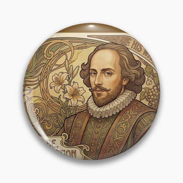 Item preview, shakespeare art nouveau designed and sold by Plumcharmeurs.