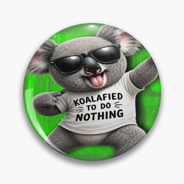 Item preview, Koalafied to Do Nothing – Funny Lazy Koala Graphic designed and sold by mikemuchu.