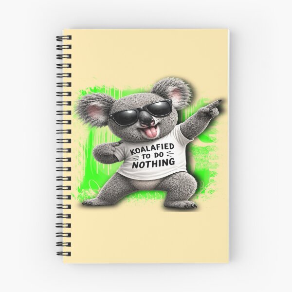 Item preview, Koalafied to Do Nothing – Funny Lazy Koala Graphic designed and sold by mikemuchu.