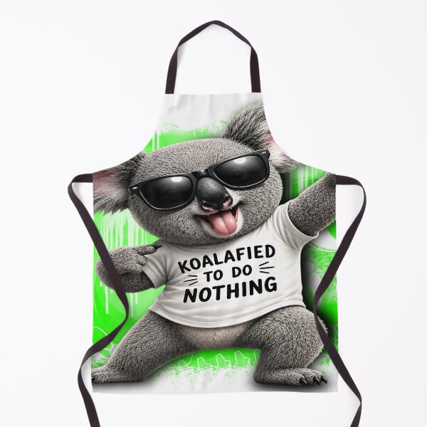 Item preview, Koalafied to Do Nothing – Funny Lazy Koala Graphic designed and sold by mikemuchu.