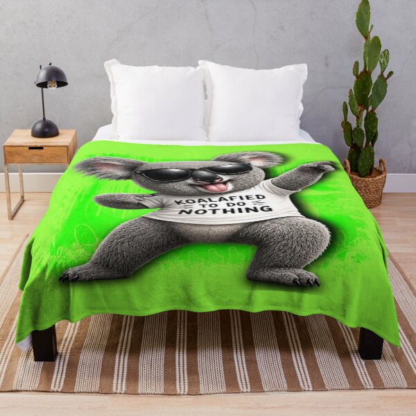 Item preview, Koalafied to Do Nothing – Funny Lazy Koala Graphic designed and sold by mikemuchu.