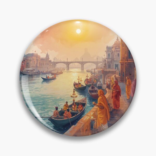 Item preview, Copy of  Varanasi Vibes  ver4– Sacred Streets & Timeless Soul | Spiritual India Merch designed and sold by mndesignworx.