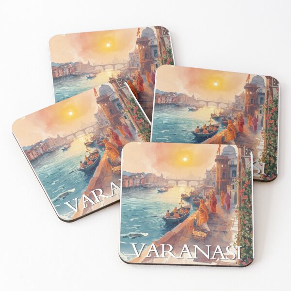 Artikelvorschau, Kopie von Varanasi Vibes Version 4 – Heilige Straßen & Zeitlose Seele | Spirituelles Indien Merchandise entworfen und verkauft von mndesignworx.