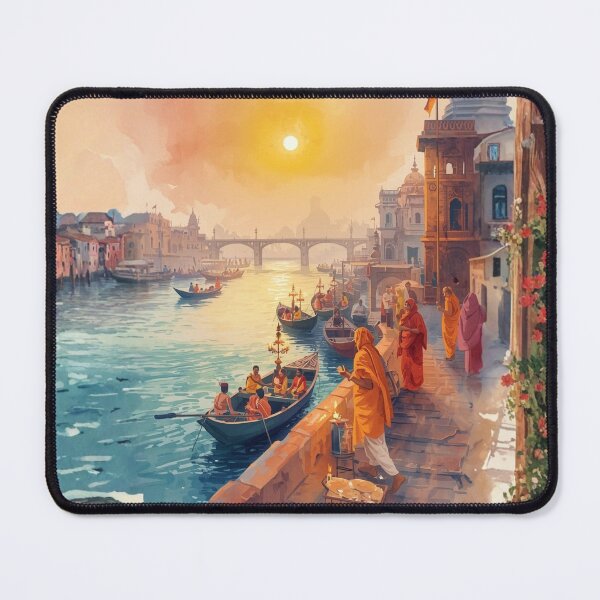 Item preview, Copy of  Varanasi Vibes  ver4– Sacred Streets & Timeless Soul | Spiritual India Merch designed and sold by mndesignworx.