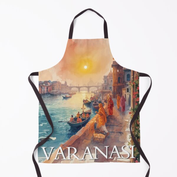 Item preview, Copy of Varanasi Vibes ver4– Sacred Streets & Timeless Soul | Spiritual India Merch designed and sold by mndesignworx.