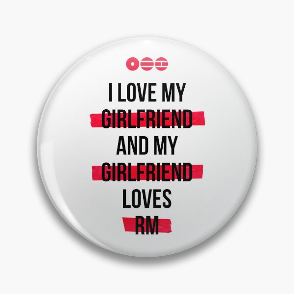Item preview, RM - I love my girlfriend and my girlfriend loves RM T-Shirt designed and sold by YOSHFRIDAYS.