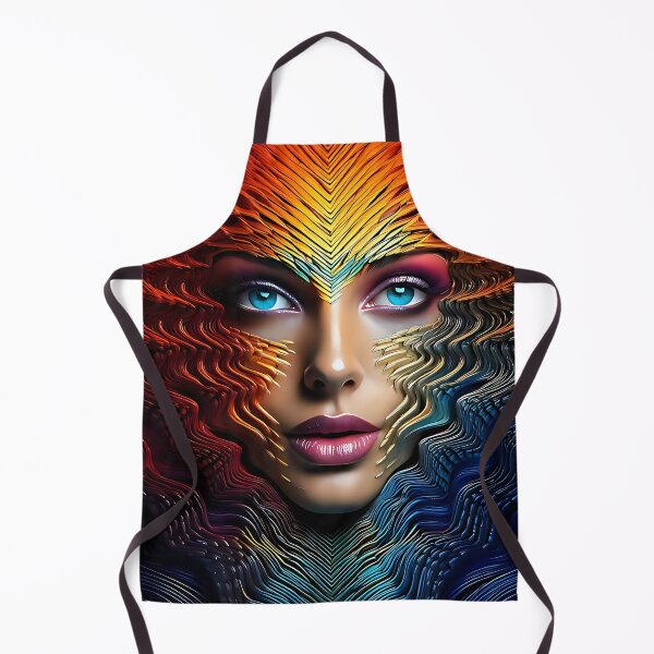 Item preview, Abstract Geometric Fusion Portrait Collection designed and sold by ToxicInkArt.