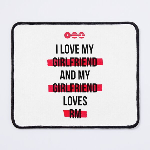 Item preview, RM - I love my girlfriend and my girlfriend loves RM T-Shirt designed and sold by YOSHFRIDAYS.