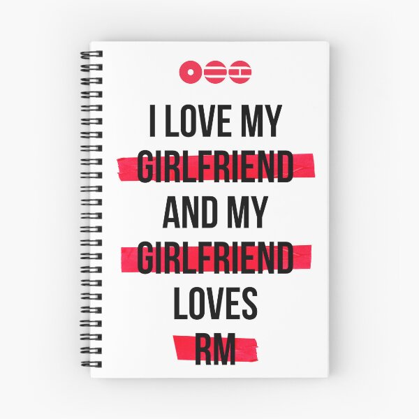 Item preview, RM - I love my girlfriend and my girlfriend loves RM T-Shirt designed and sold by YOSHFRIDAYS.
