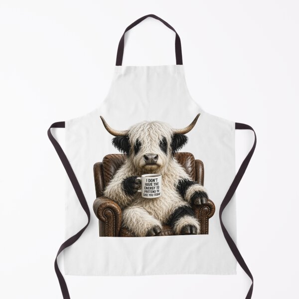 Item preview, I Don't Have The Energy To Pretend To Like You Today Highland Cow designed and sold by HippyRikky.