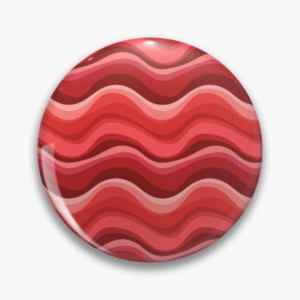 Item preview, Red Pink Wave Stripe Pattern Bold Retro Groovy Abstract designed and sold by Zaya_art.