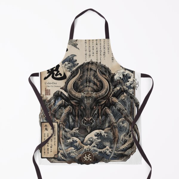 Item preview, Japanese Ox Demon Artwork – Ushi Oni Yokai Design designed and sold by kaxymax.