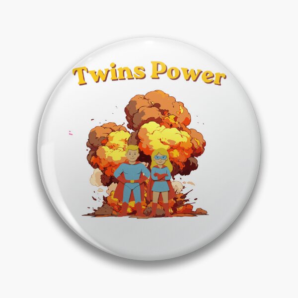 Item preview, Twins show their power designed and sold by HappyDoodle11.