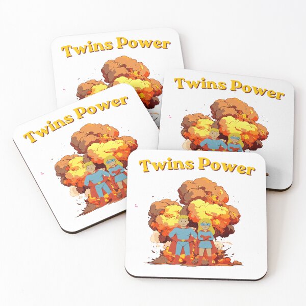 Item preview, Twins show their power designed and sold by HappyDoodle11.