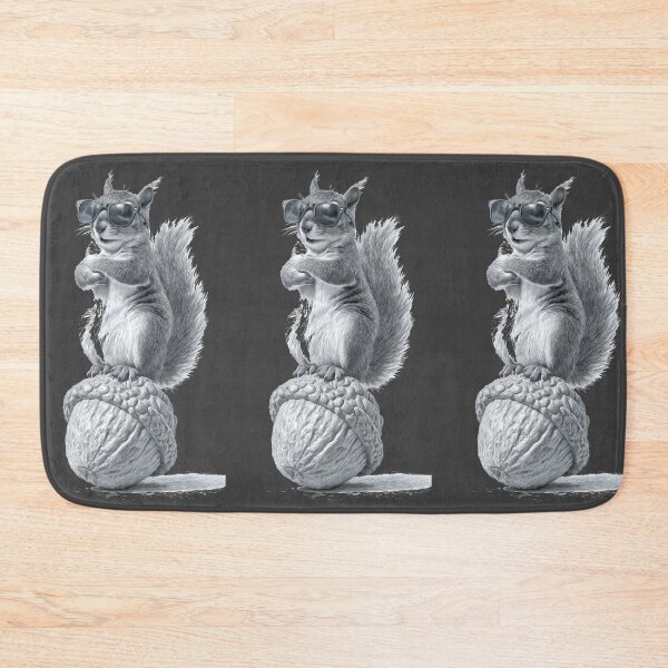 Item preview, Vintage Pencil Squirrel on Acorn designed and sold by ARTWORKPIXELS.