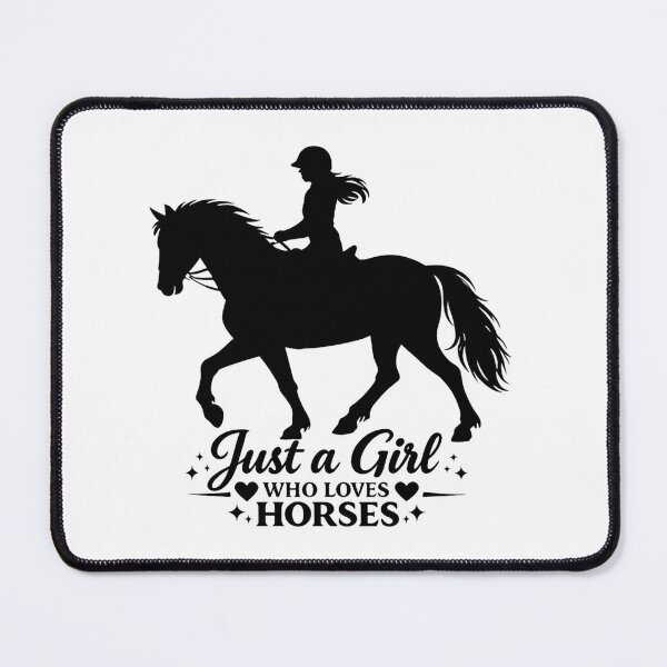 Item preview, Just a Girl Who Loves Horses designed and sold by OTSC.