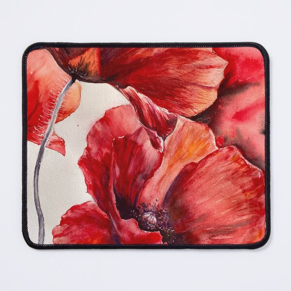 Item preview, Watercolor Red Poppies designed and sold by KaramfilaS.