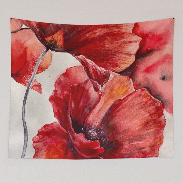Item preview, Watercolor Red Poppies designed and sold by KaramfilaS.