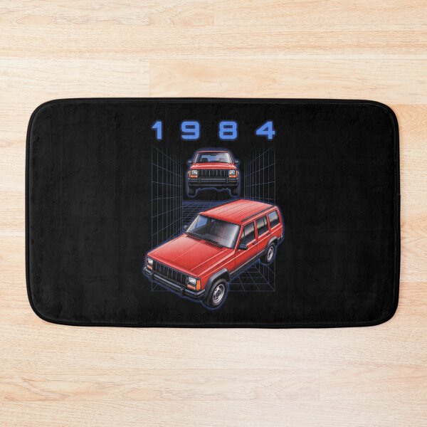 Item preview, 1984 Retro Synthwave Grid Red Off Road 4x4 SUV designed and sold by Off-Road-Zone.