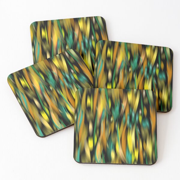 Item preview, Golden Neon Flow designed and sold by Aniko Tulipan.