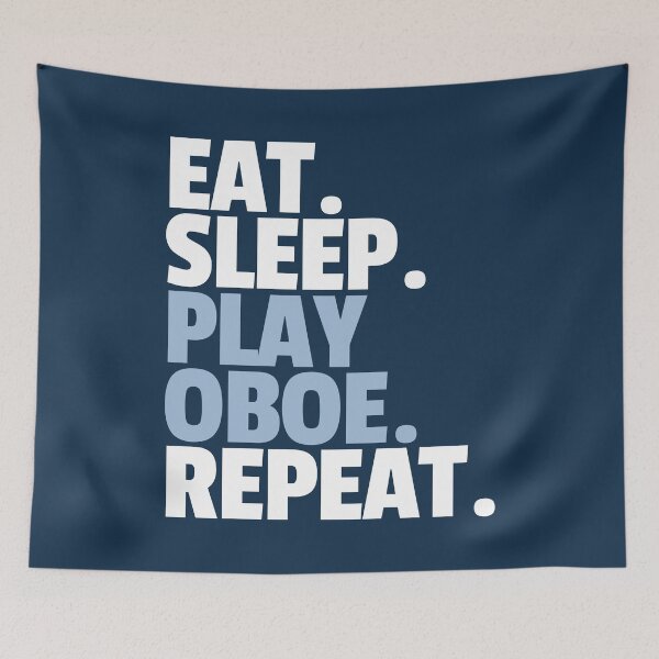 Item preview, Eat Sleep Play Oboe Repeat designed and sold by MaryAller.