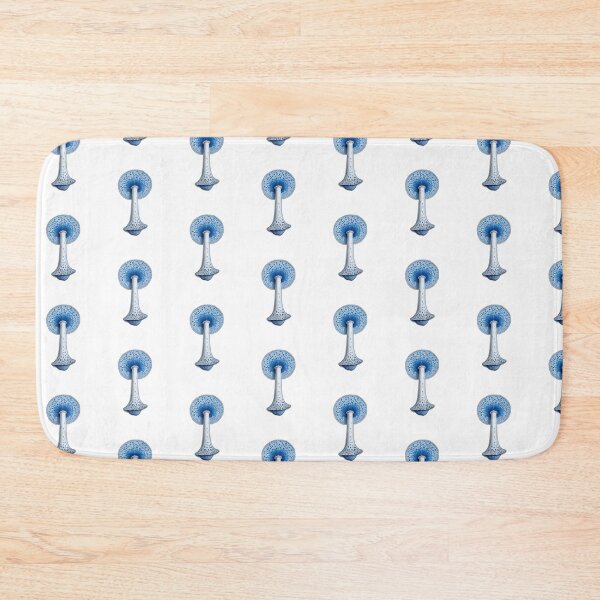 Item preview, Blue Mushroom Anatomy Illustration designed and sold by Bio Tech Art.