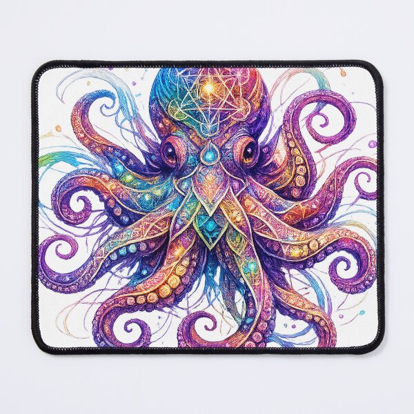 Item preview, Sacred Geometry Octopus designed and sold by KlyvoraPrints.