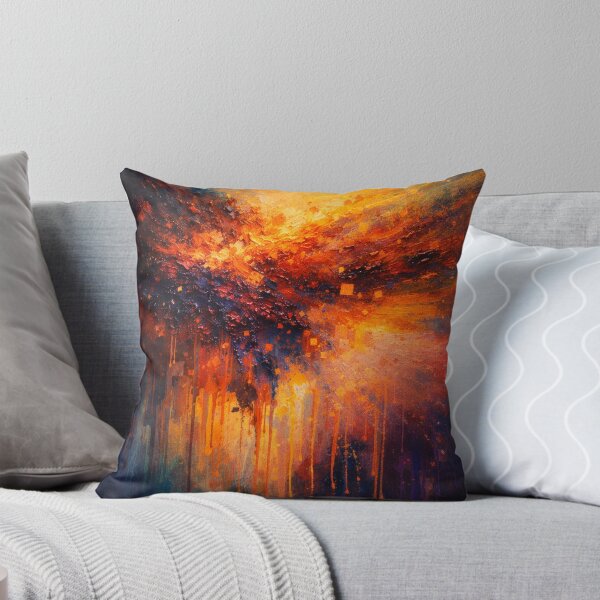 Item preview, Cosmic Nebula Explosion Blue and Orange Abstract designed and sold by Joey Santiago.